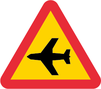A23 , Varning för lågt flygande flygplan